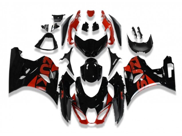 Schwarz Rot Suzuki GSXR 1000 2017-2023 Motorrad Verkleidung